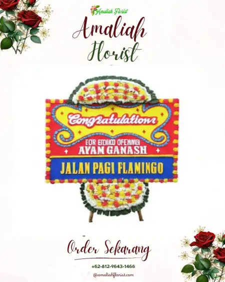 Sewa Papan Bunga Rowocacing